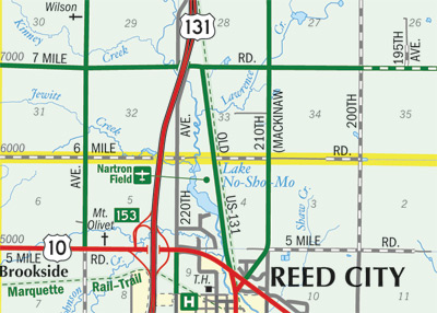 Osceola County Road Map, 2008.