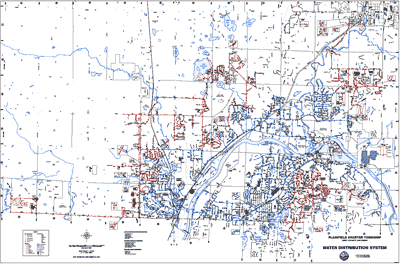 Plainfield Township Water Distribution Map
