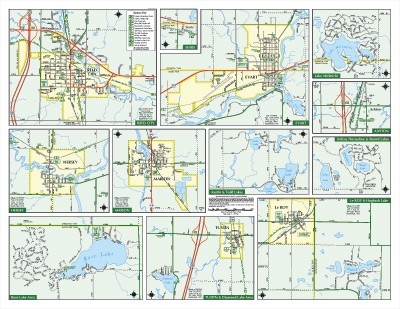 Osceola County Road Map, 2008.